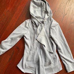 Sugarfly girls hooded fleece cardigan S or 7/8Y